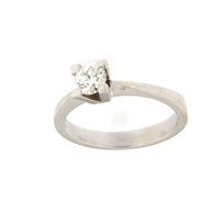 Anello Soranzo Gioielli Donna Solitario in Oro bianco Diamante 0.50 Ct NP10356623 - NP10356623